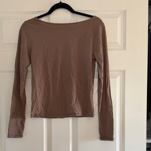 Nuuds Jersey Boat Neck Long Sleeve